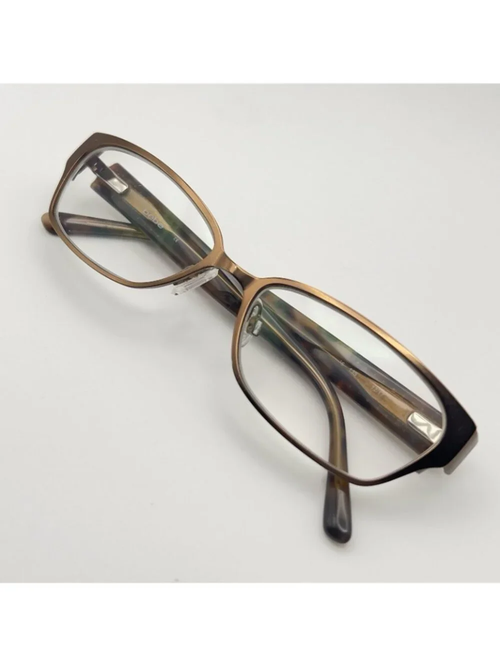 Bebe BB 5149 200 Topaz Eyeglass Frames Women Brown Tortoise Metal 54-16-135 Case